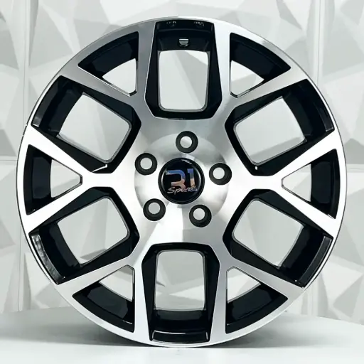 [150233] RIN 15X6.5 5-100 R1 SPORT 557 BLACK MACHINE FACE ET35 CB73.1