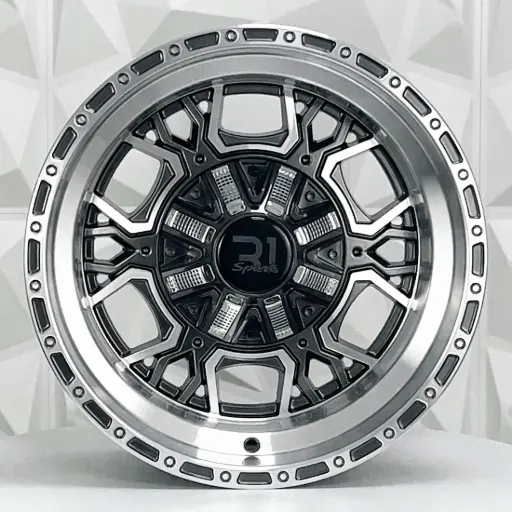 [157627] RIN 15X8 5-114.3 R1 SPORT JWC267 GUNMETAL MACHINE FACE ET-10 CB83