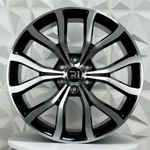 [FF228537] RIN 22X9.5 6-135 R1 SPORT FH025 BLACK MACHINE FACE ET31 CB87.1